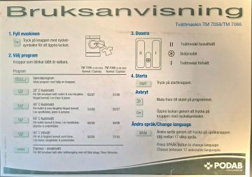 6. Tvättprogram